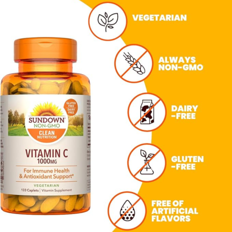 Sundown Vitamina C 1000mg - 133 Tabs.